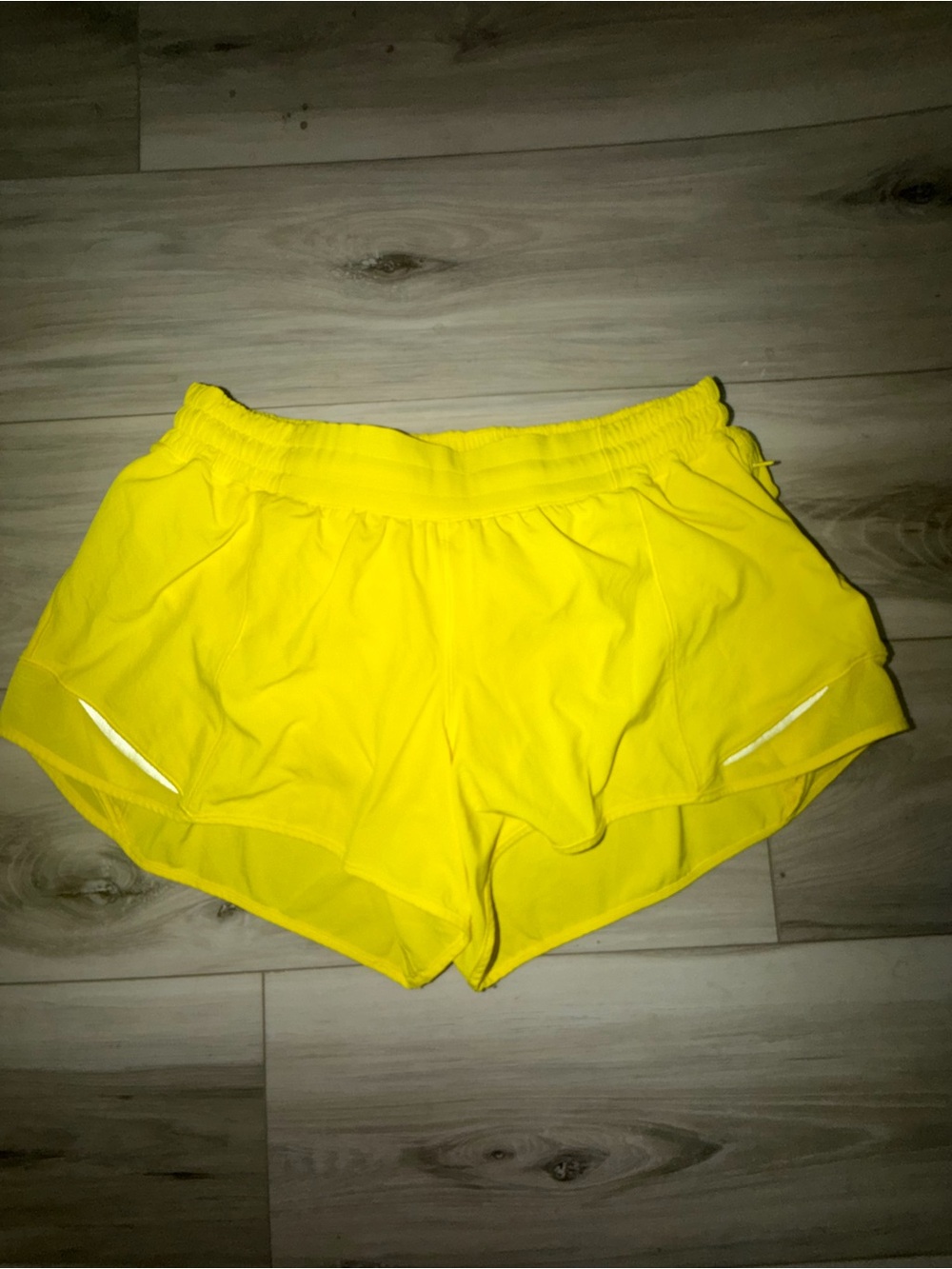 lululemon athletica Women's Bright Yellow Athletic Shorts